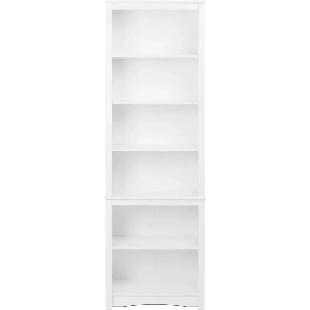 Home Tall 6-Shelf Bookcase Bookshelf