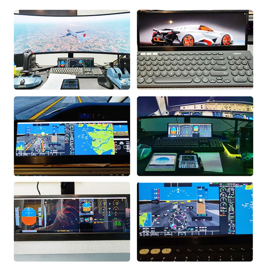 Wisecoco LCD Stretch Ultrawide Sub Screen