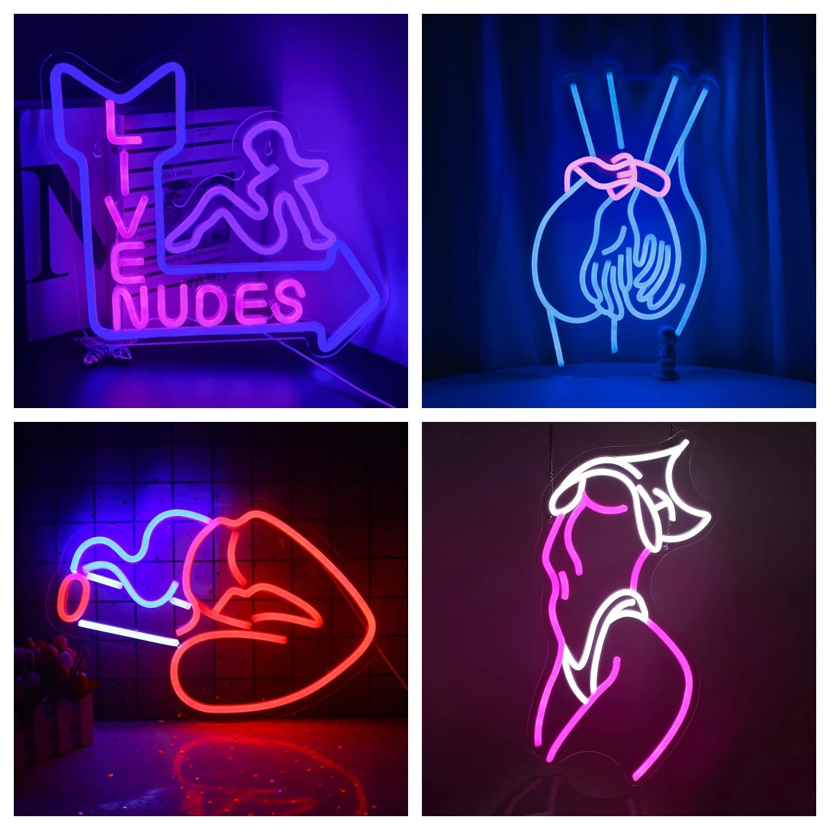 girl sign, USB powered Wall Decoration