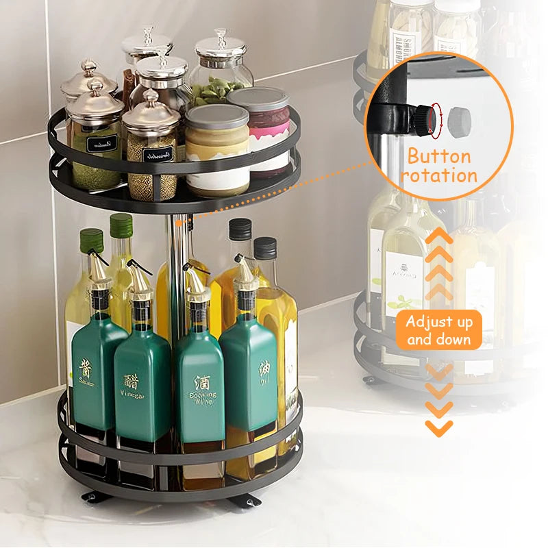 Spice Organizer Carbon Steel Storage Tray