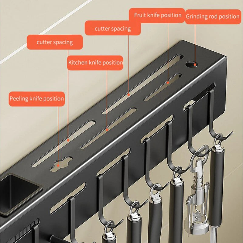 Stainless Steel Rack Wall-mounted Multifunctional