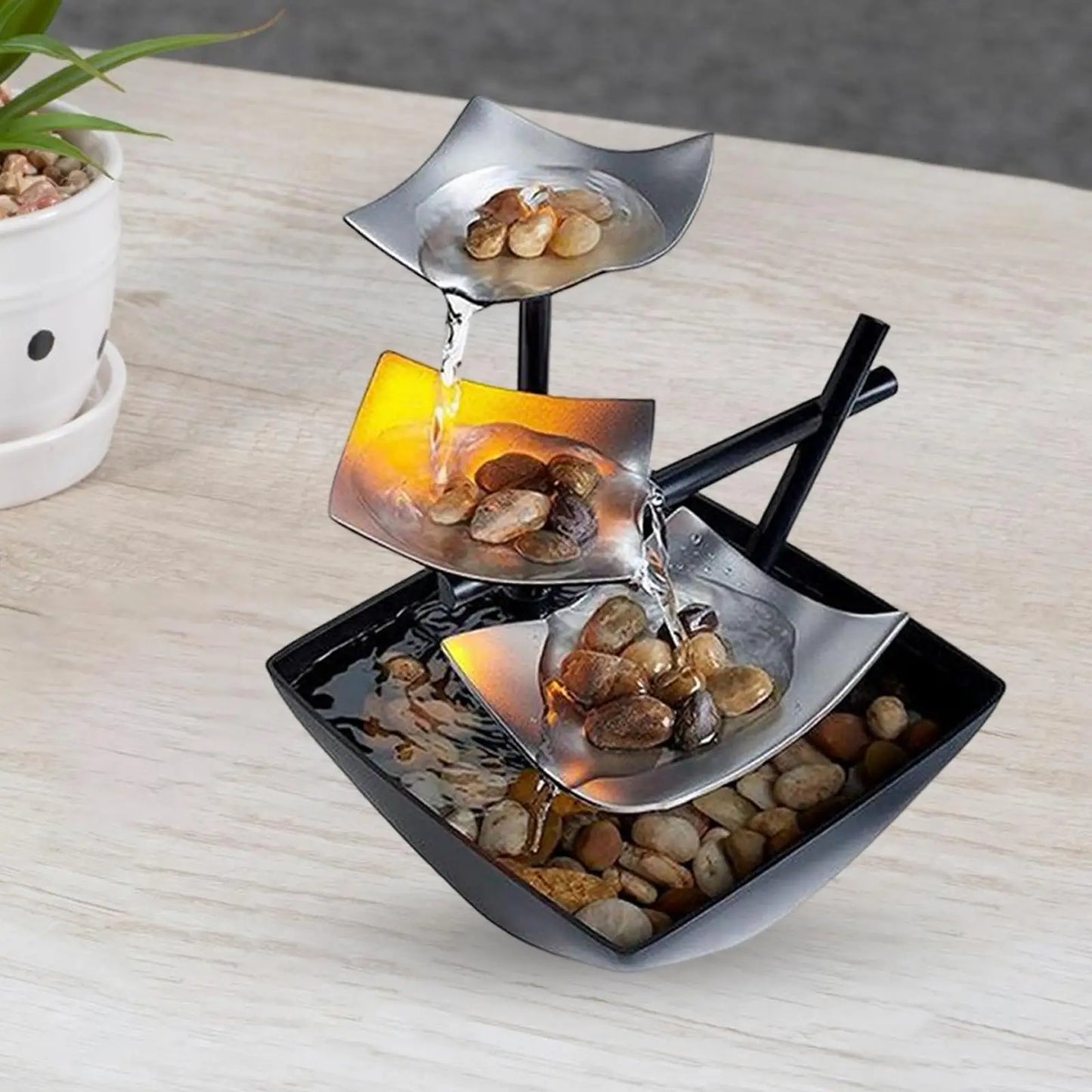Minimalist Indoor USB Waterfall