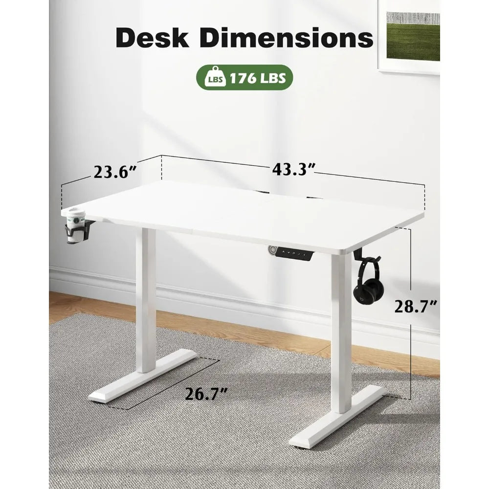 Pc Setup Desk Computer Offices White Mobile