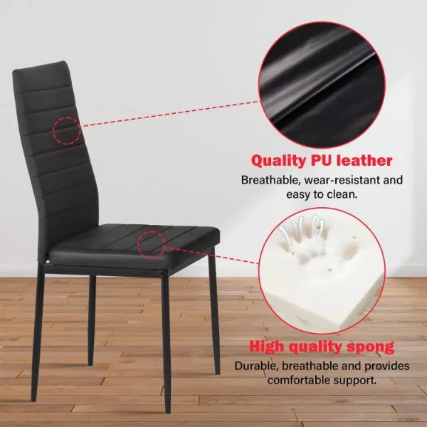 Marble Table top with 4 Chairs