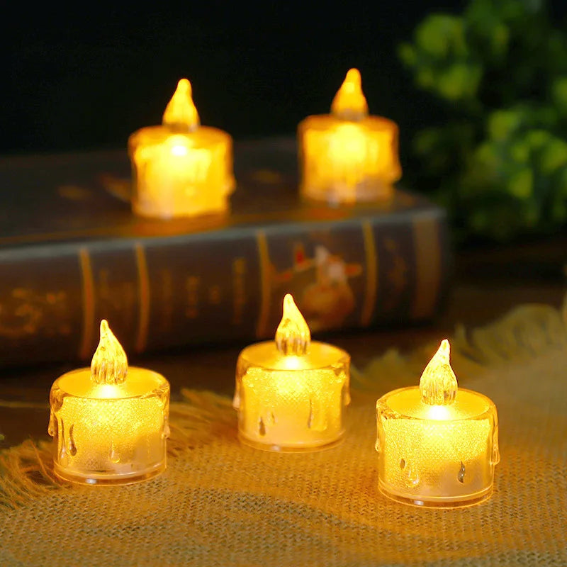 Flameless Led Candle Heart-shaped