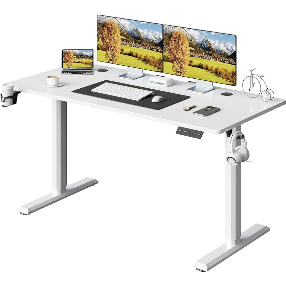Pc Setup Desk Computer Offices White Mobile