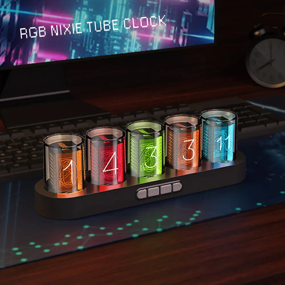 Digital Nixie Tube Clock Gift Idea.