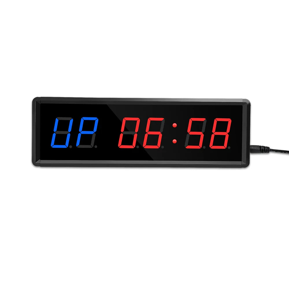 Remote control LED sports training clock timer