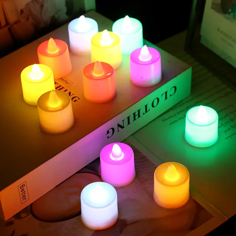 Flameless Led Candle Heart-shaped