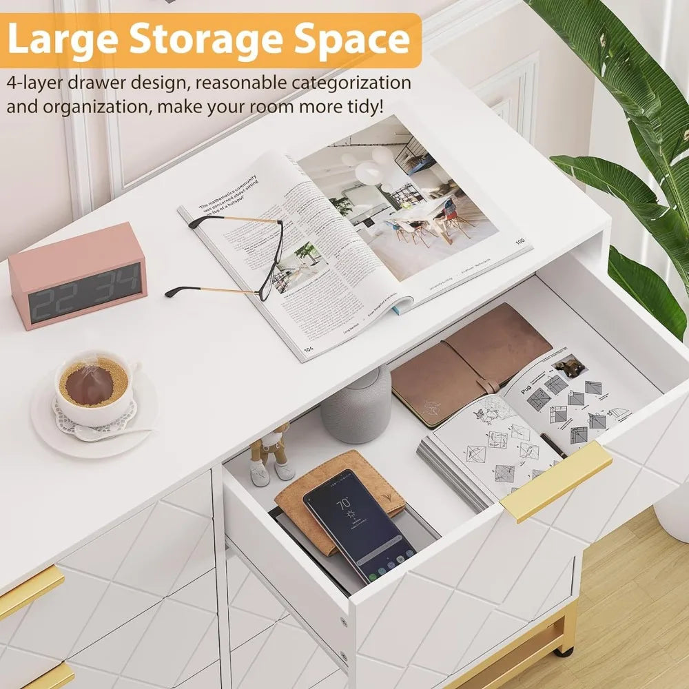 Chest of Drawers White