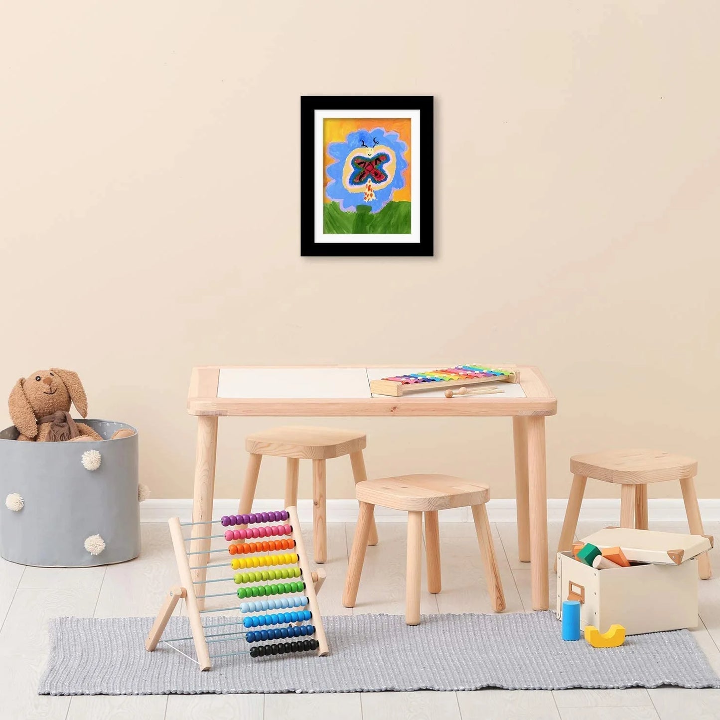 Kids Art Frames Magnetic Front Open