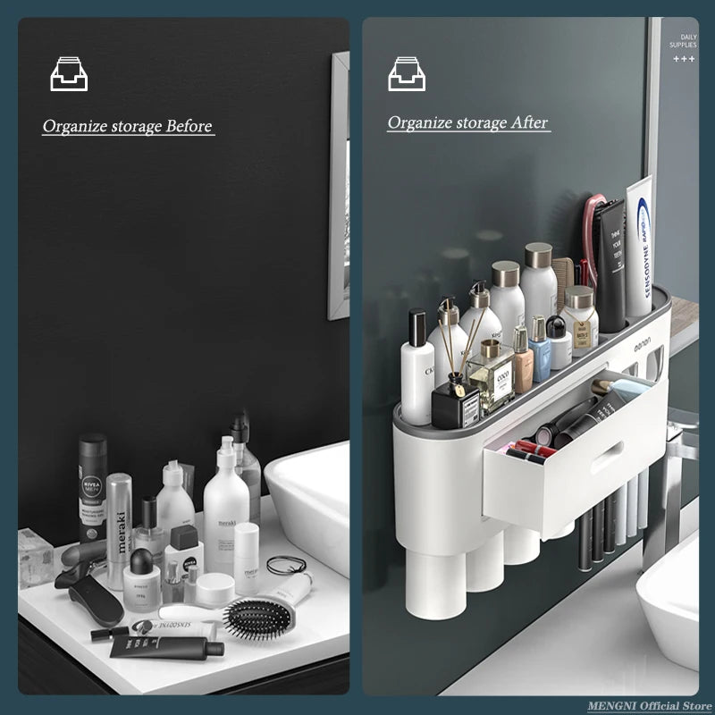 Automatic Toothpaste Squeezer Storage