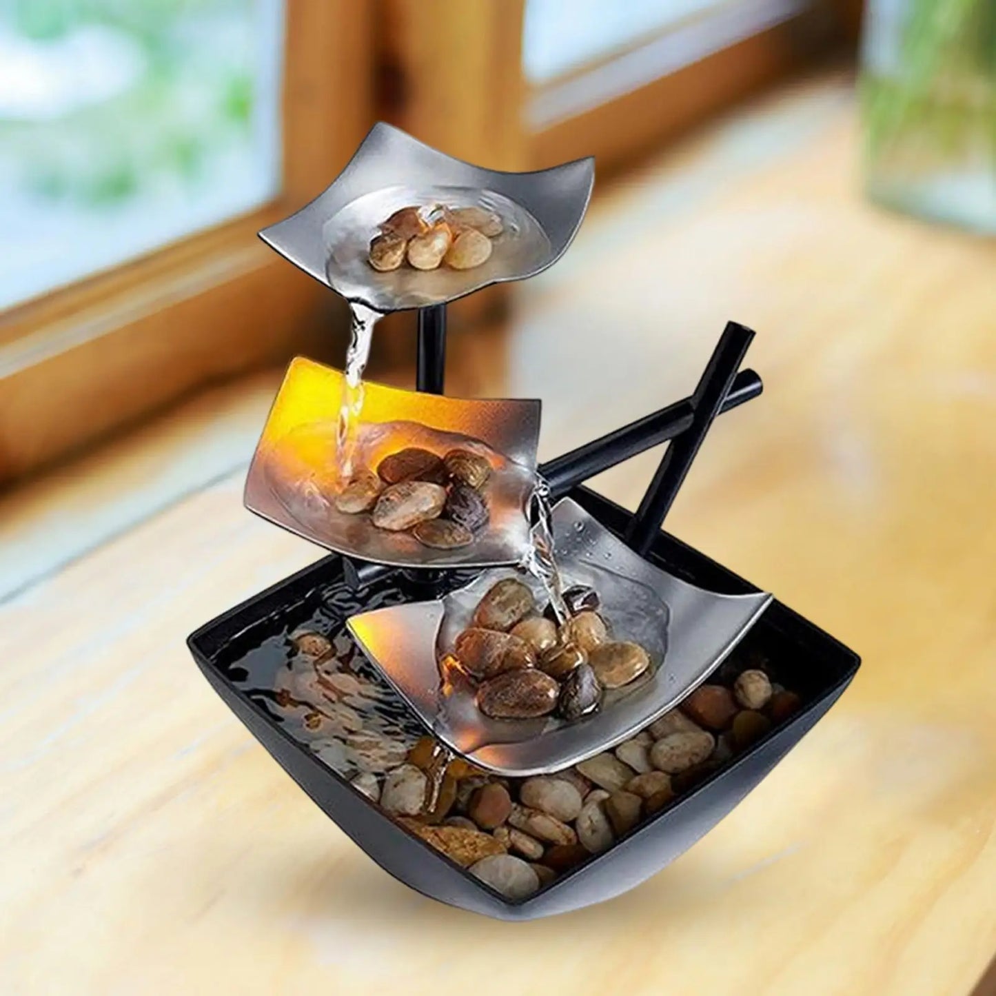 Minimalist Indoor USB Waterfall