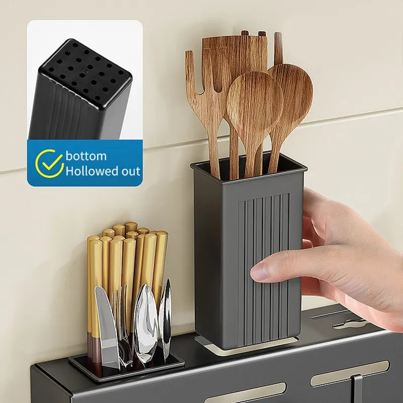 Stainless Steel Rack Wall-mounted Multifunctional