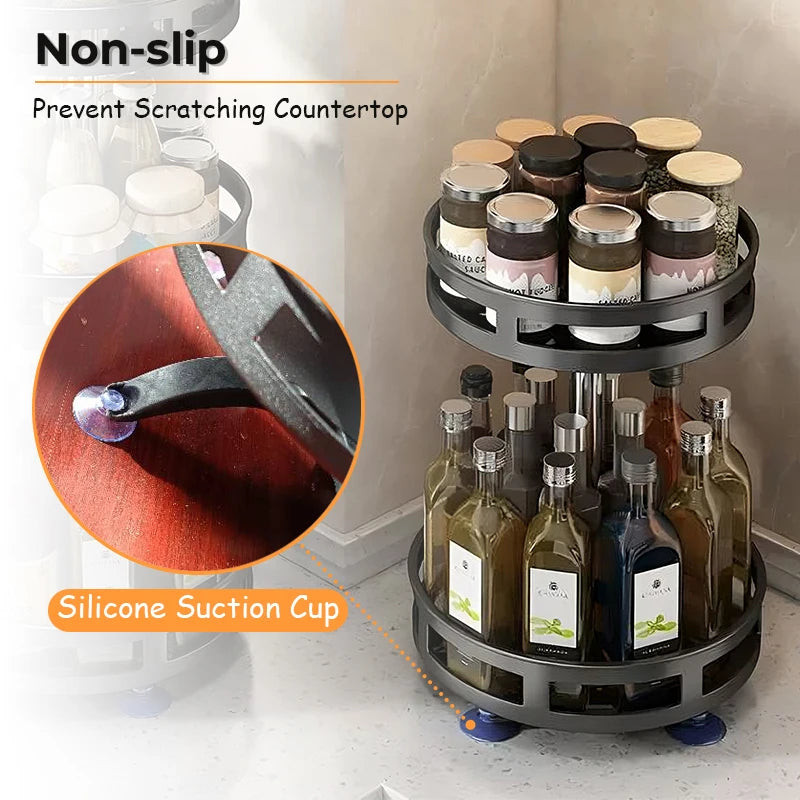 Spice Organizer Carbon Steel Storage Tray