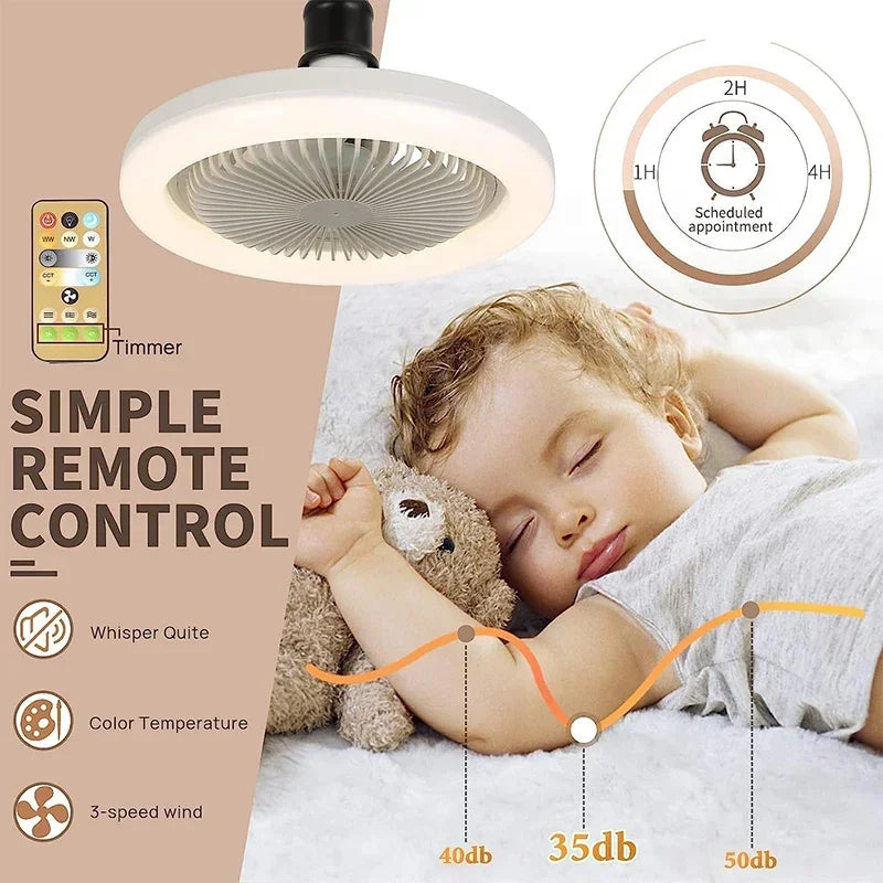 Smart Ceiling Fan with Remote Control