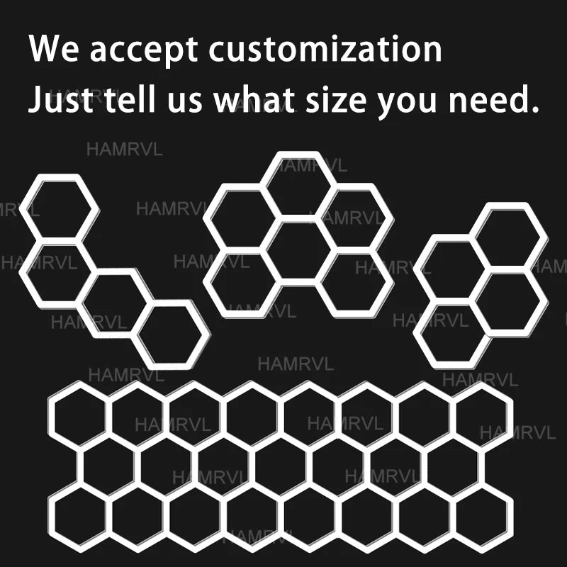 Hexagon Tube Honeycomb Ceiling Workshop With Border