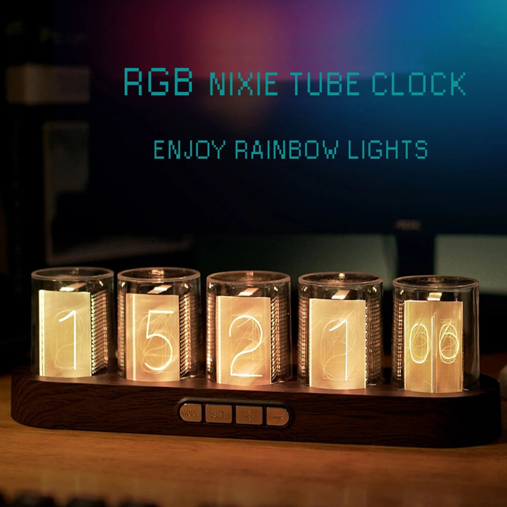 Digital Nixie Tube Clock Gift Idea.
