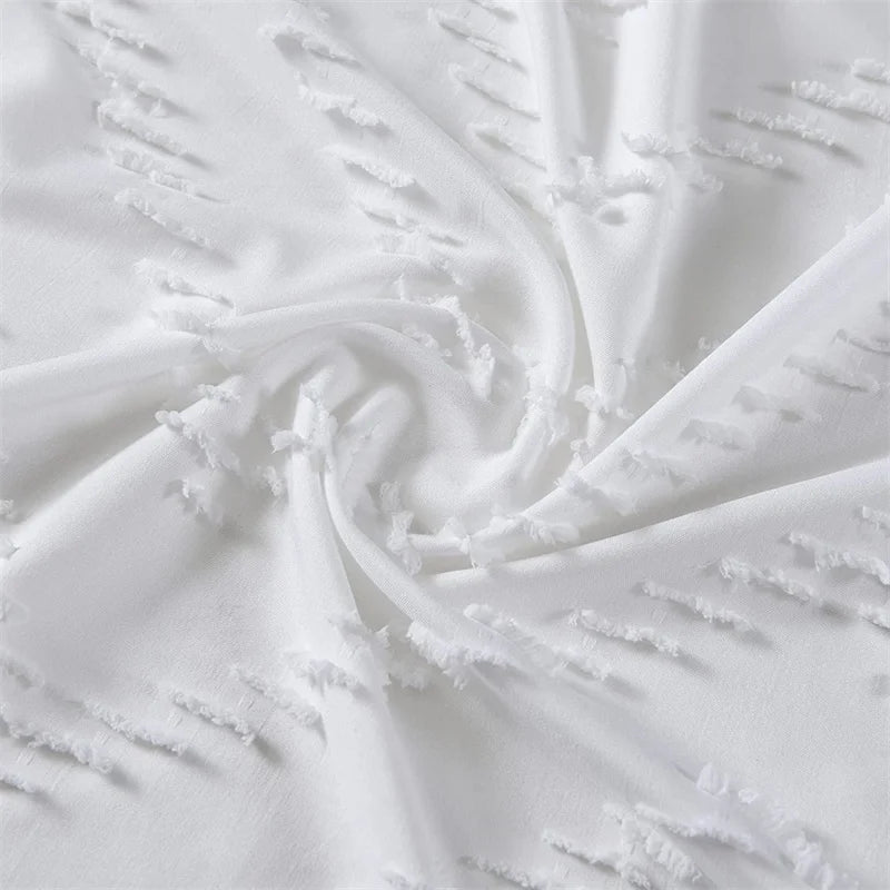 white Shower Curtain Woven Fabric