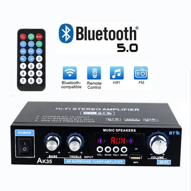 Sound Amplifiers Bluetooth Digital Remote Control
