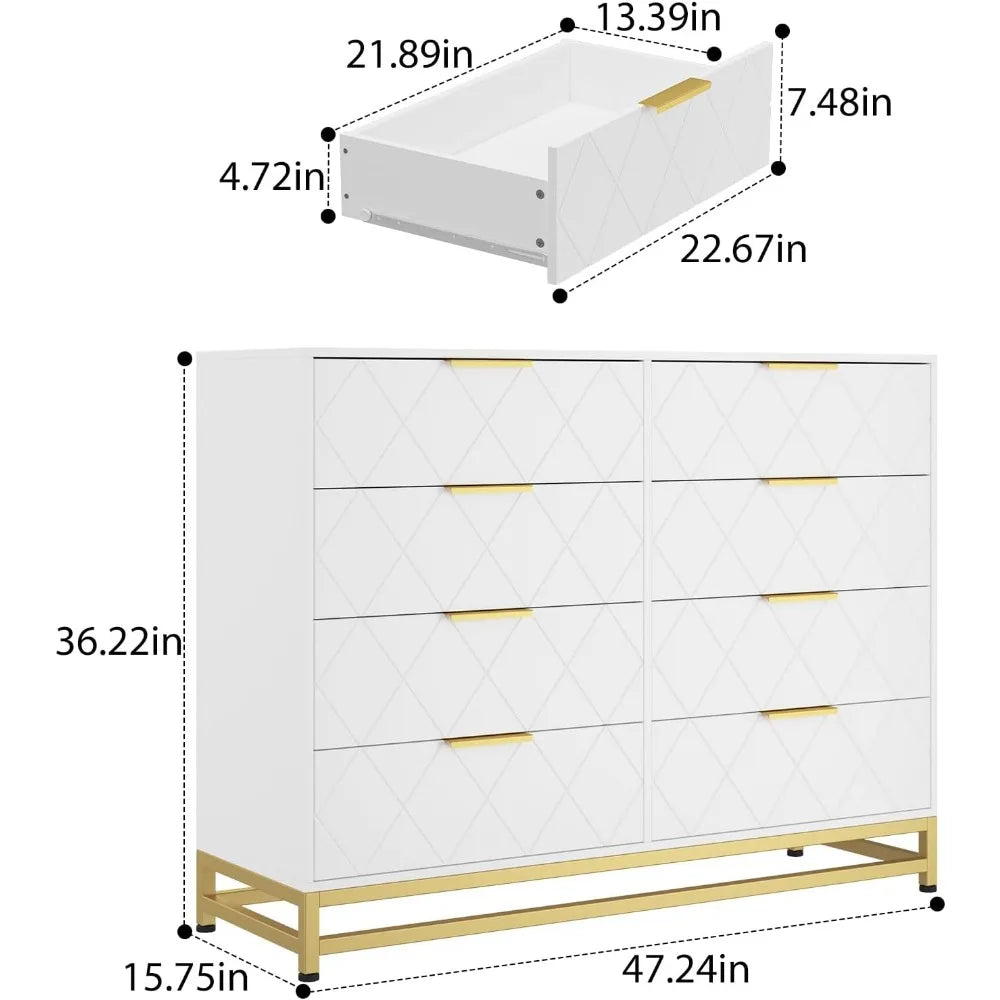 Chest of Drawers White