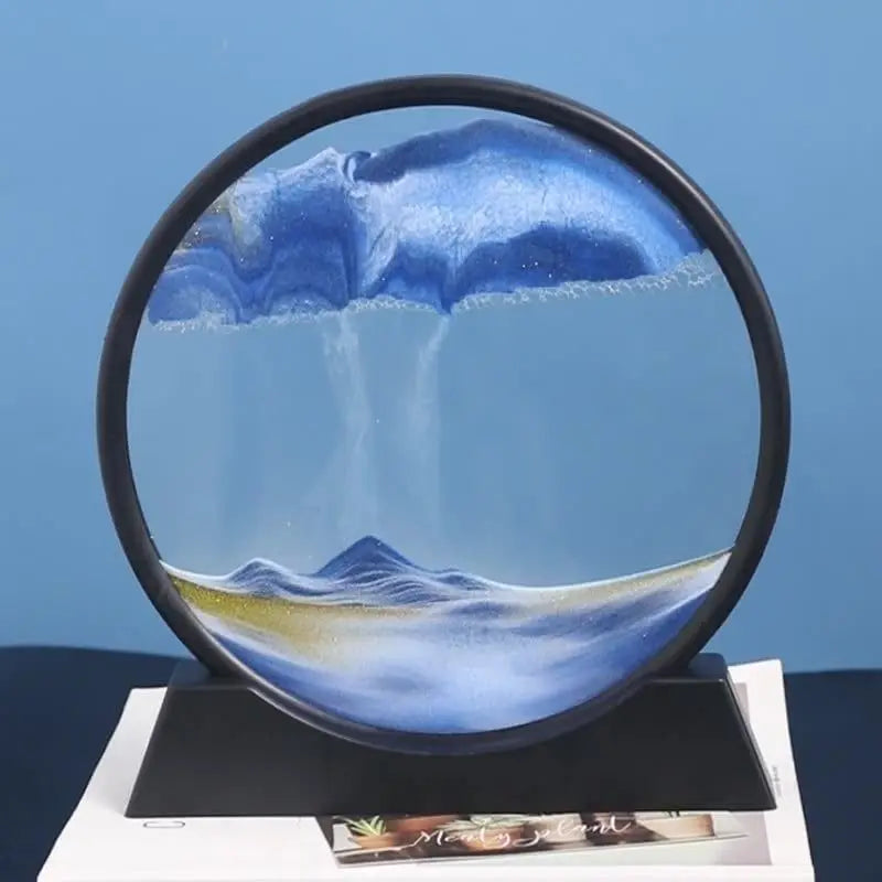 Quicksand Painting Round Deep Sea Sandscape