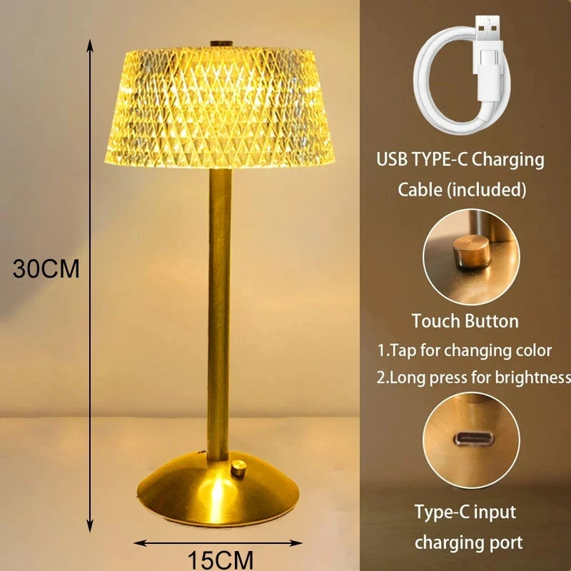 Table Lamp  Night Light Touch Dimming