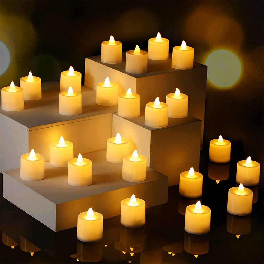 Flameless Led Candle  Heart-shaped