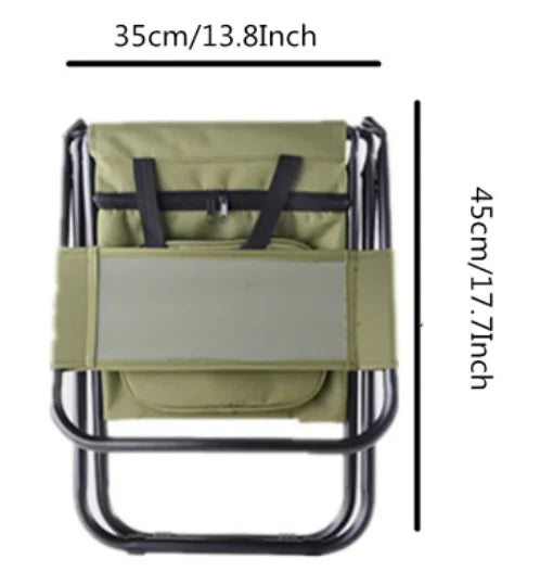 Outdoor Camping Folding Portable Cooler Chair