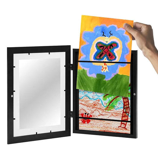 Kids Art Frames Magnetic Front Open