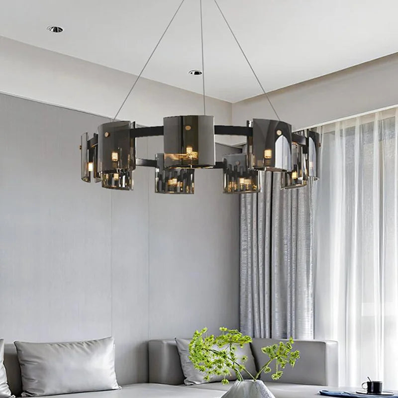 chandelier lighting  glass