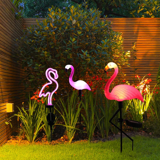Flamingo Light LED  Lamp Ground Lantern
