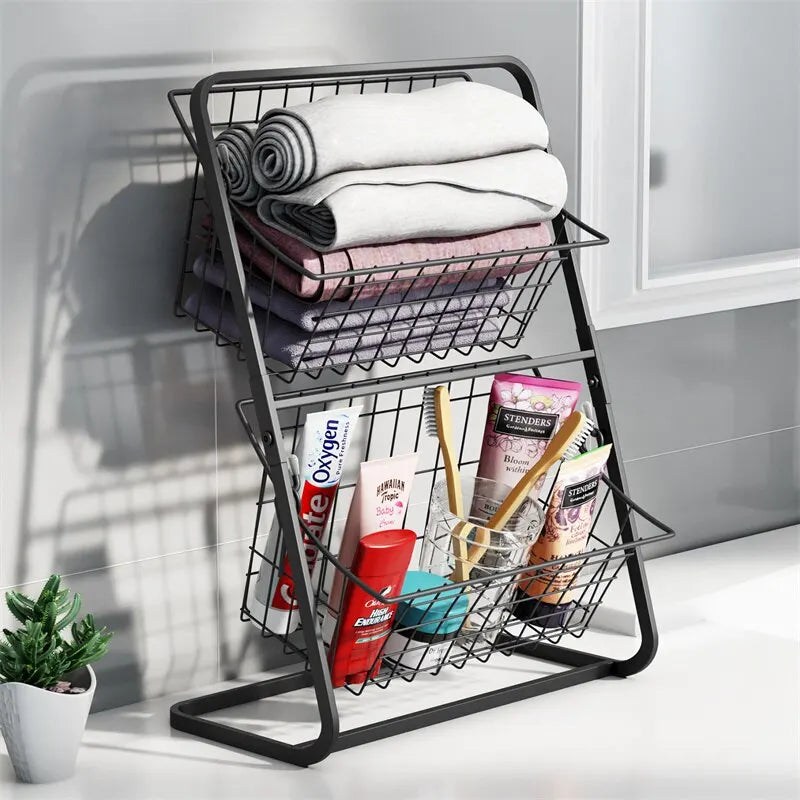 Double Layer  Holder  Storage