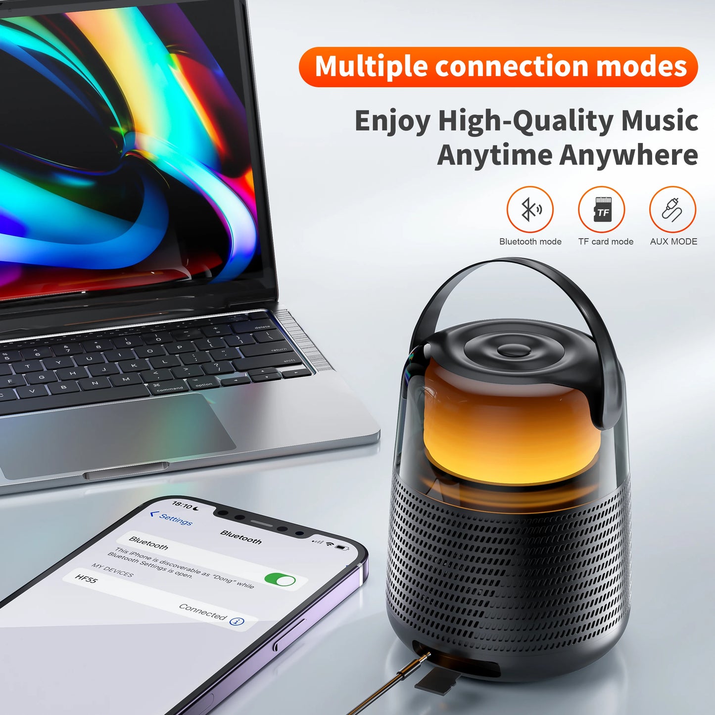 Speaker Wireless ,Multiple connection modes,