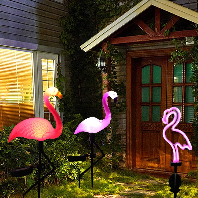 Flamingo Light LED  Lamp Ground Lantern