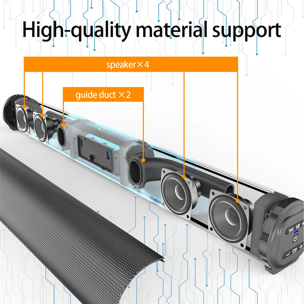 Wireless Sound Bar  System Super Power