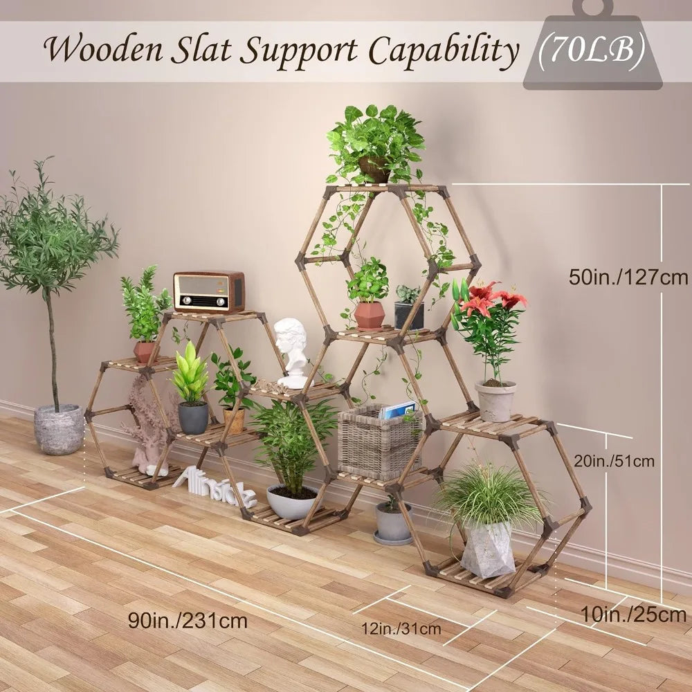 Hexagonal Plant  Holder Transformable