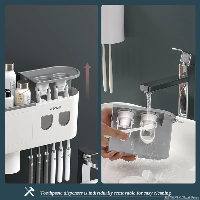 Automatic Toothpaste Squeezer Storage